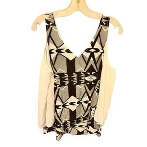 Language Cold Shoulder Top nwt